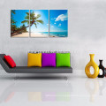 Seascape Canvas Print Art/Home Decoration Canvas Art Beach/Palm Tree Wholesale Stretched Canvas